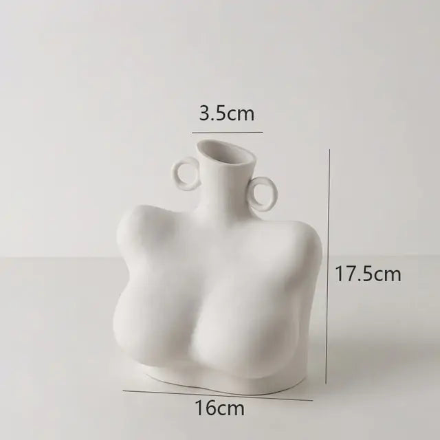 Elegant Sculpture Vase office decor