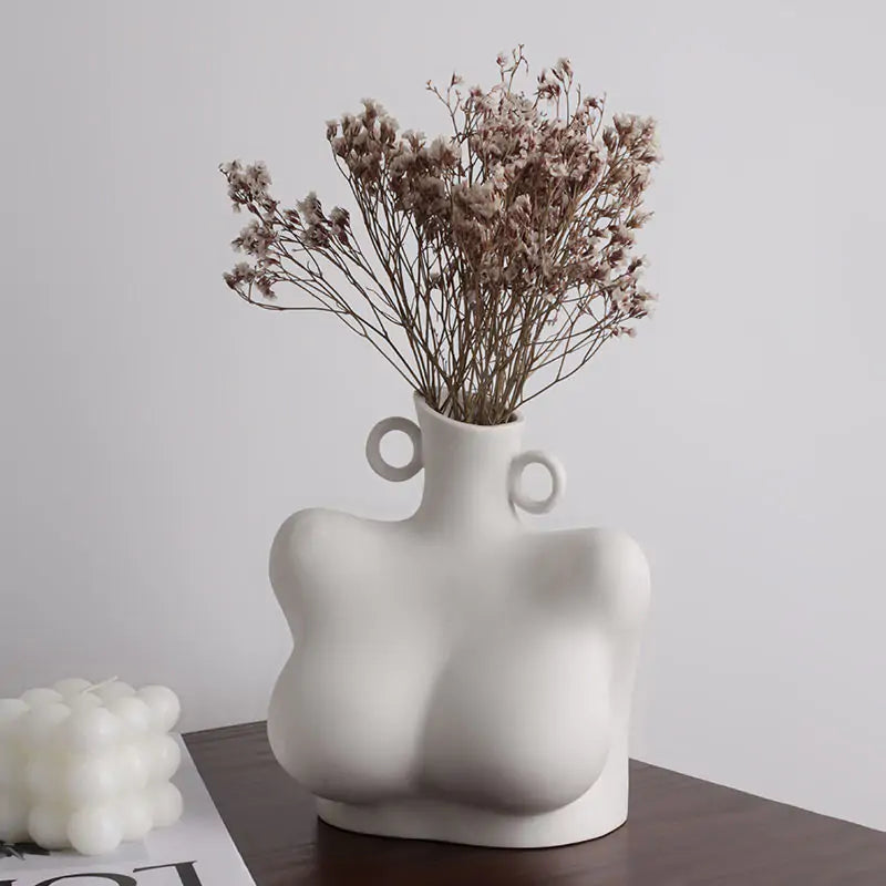 Elegant Sculpture Vase