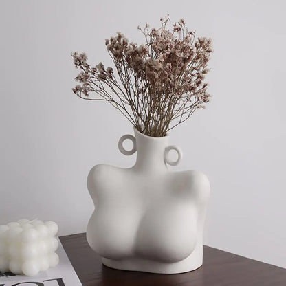 Elegant Sculpture Vase