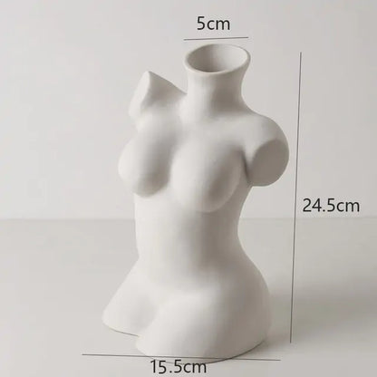 Elegant Sculpture Vase office decor