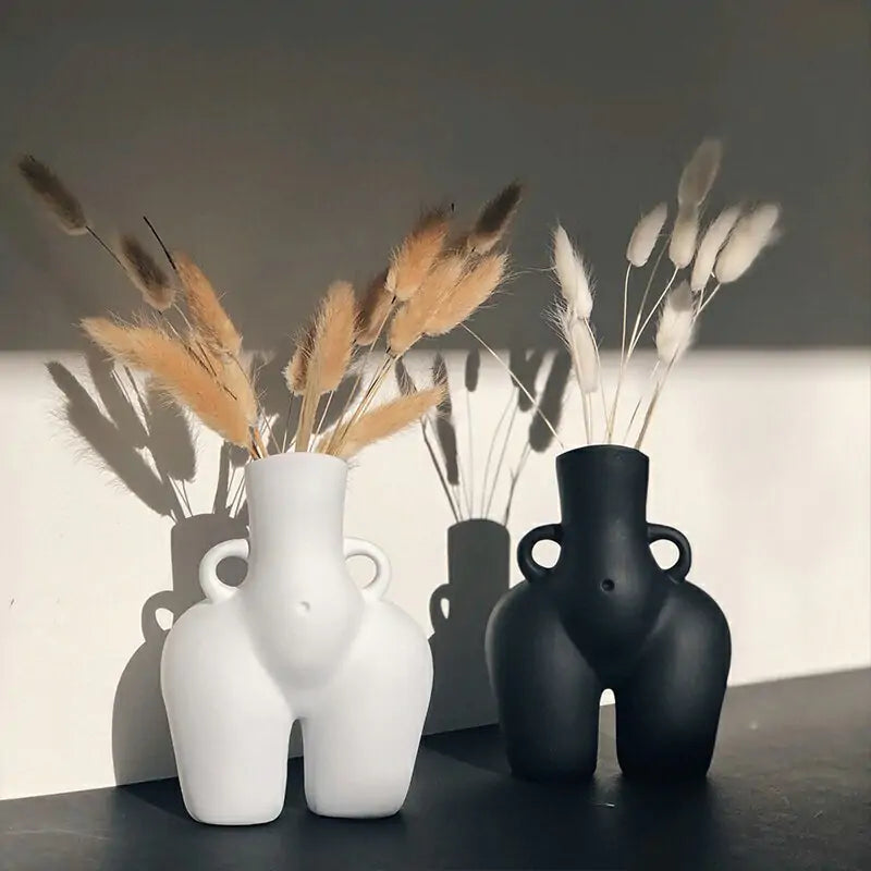 Elegant Sculpture Vase office decor